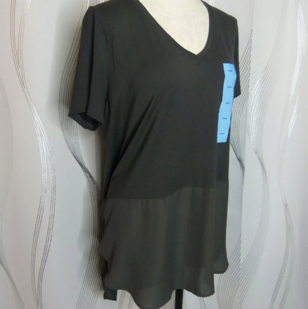 Premise Studios Black Flow Tunic